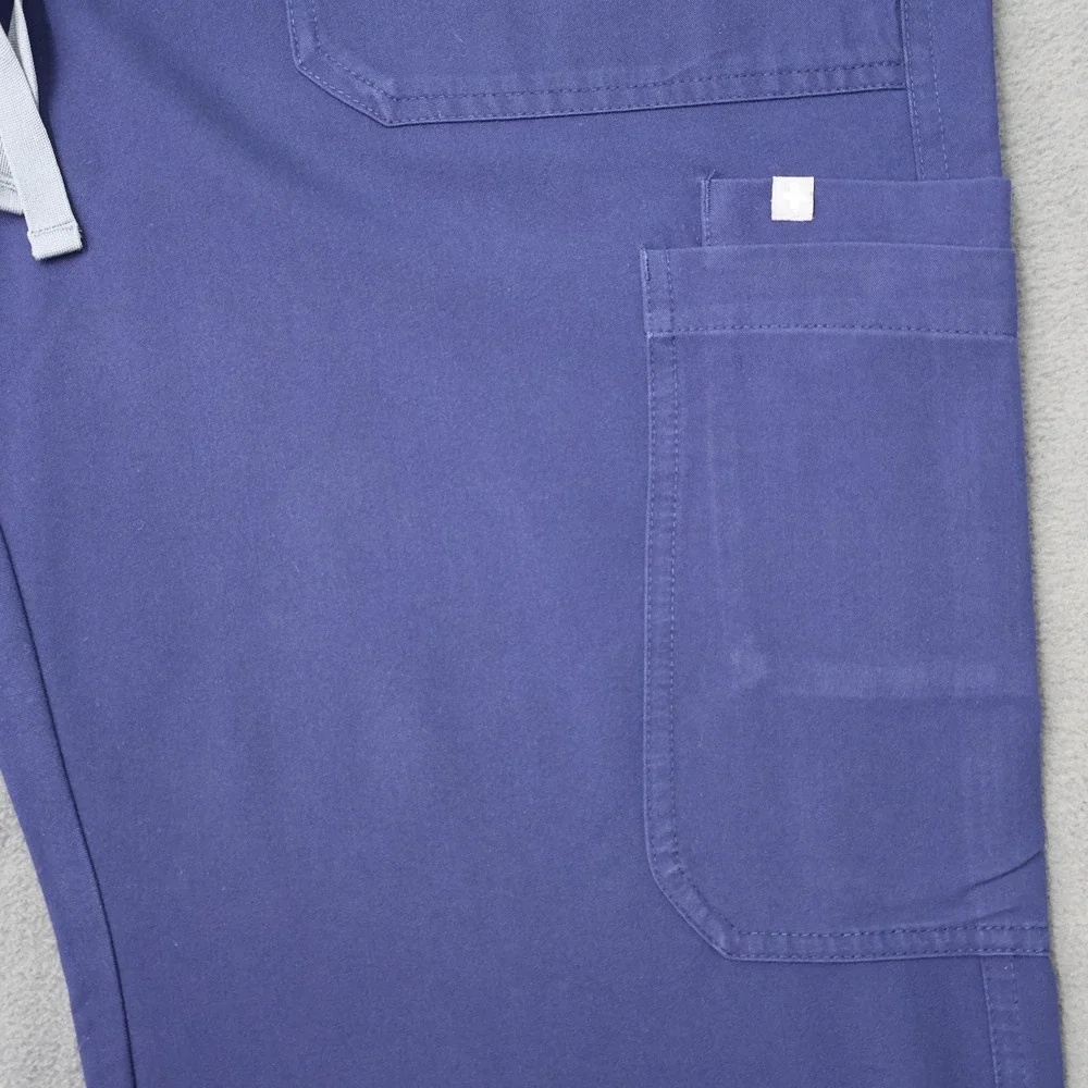 FIGS Scrub Pants Mens XL Navy Blue Excellent Axim Cargo Technical Collection